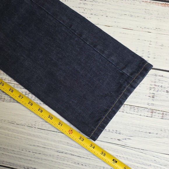 Patagonia Iron Clad Jeans Mens 34x34 Straight Fit Dark Wash Blue Denim Cotton - Picture 11 of 11